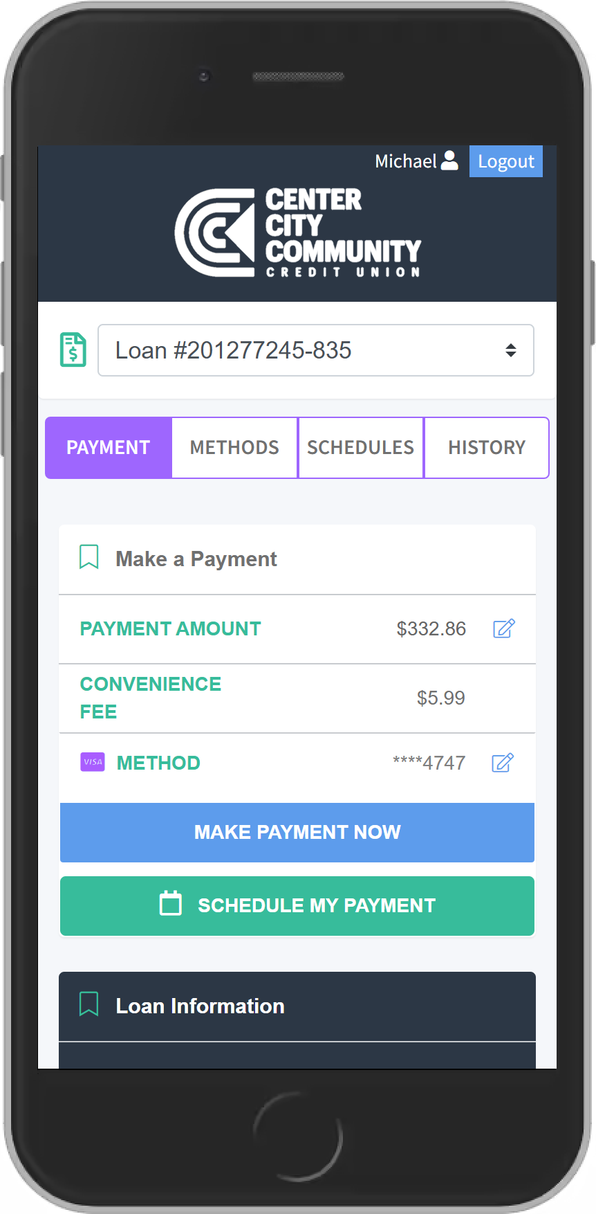 make a payment